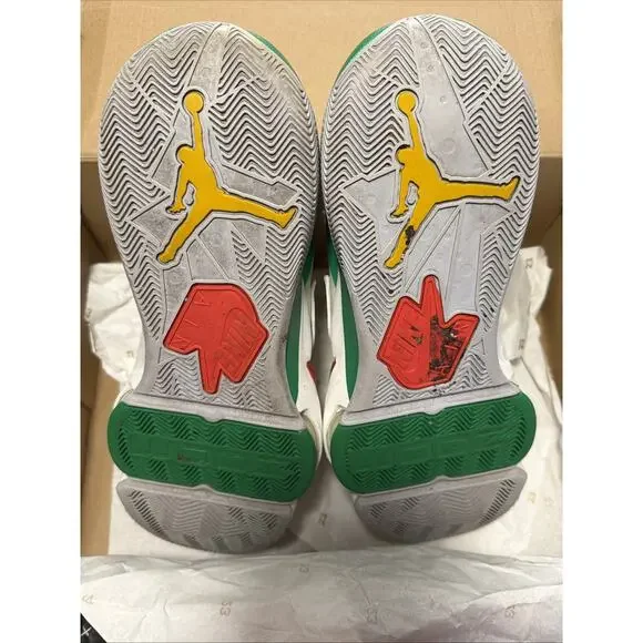 🔥Nike Joran Zoom '92 Summit White Black Lucky Green US 10.5🔥